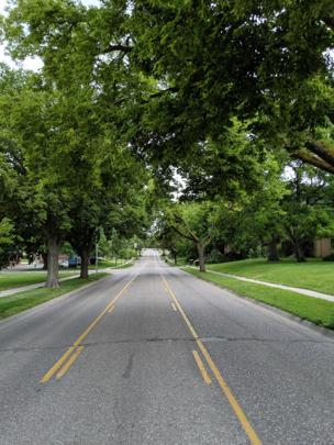 Example of street view after construction